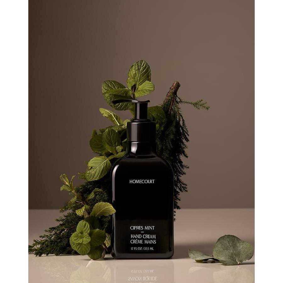 imageHomecourt Hand Cream NonGreasy Moisturizer for Hydrated Nourished ampamp Soft Hands Dermatologist Tested Clean Formula Neroli Leaf 12 fl ozCipres Mint