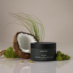 Homecourt Body Shea Butter, Rich Moisturizer Cream for All Skin Types, Nourishes & Hydrates Up To 72 Hours, Lingering Fragrance, Cocomoi, 6.7 oz