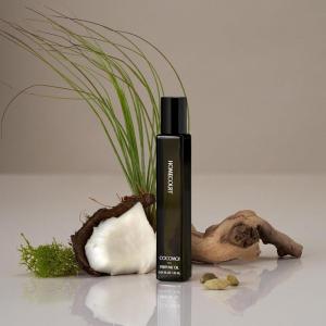 Homecourt Perfume Oil, Long-Lasting Scent, Made with Warm Coconut, Cedarwood, Vetiver, Sweet Cardamom & Creamy Fig Fragrance, Cocomoi, 0.34 fl oz