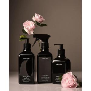 Homecourt Steeped Rose Kitchen Trio – Surface Cleaner, Dish Soap, Hand Wash, Clean Formula, Eco-Friendly, Plant-Based Ingredients, 3-Pack