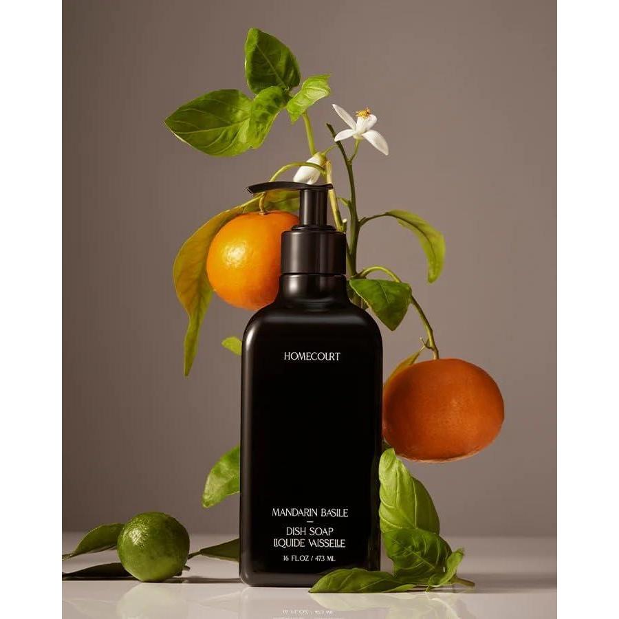 image:imageHomecourt Dish Soap Dishwashing Liquid with Clean Ingredients NonToxic amp SkinSafe Safe for People amp Pets Mandarin Basile 16 fl oz 20